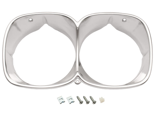 Headlight Rim Kit Inner & Outer L&R HQ Premier LS Anodised - HLRKHQPA