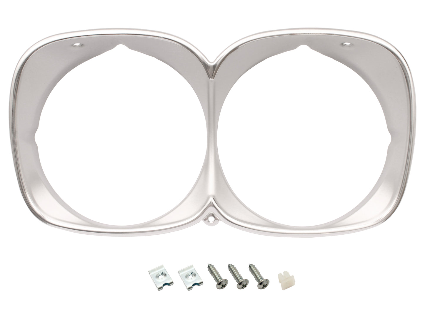 Headlight Rim Kit Inner & Outer L&R HQ Premier LS Silver - HLRKHQPS