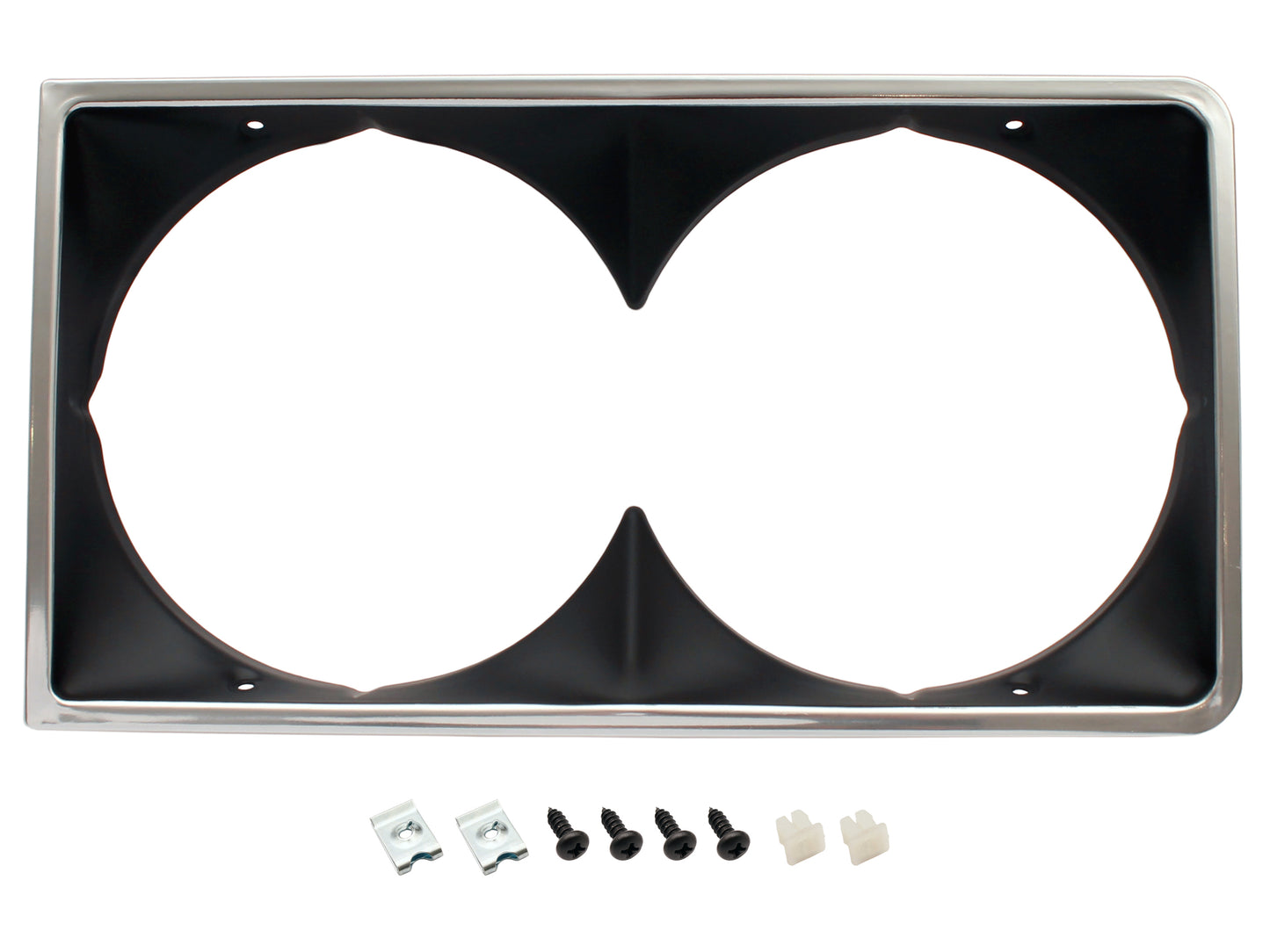 Headlight Rim Kit Inner & Outer L&R HX HZ Premier GTS Black - HLRKHXSB