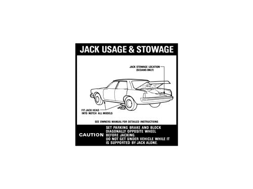 Decal Jack Usage XD - JD2004