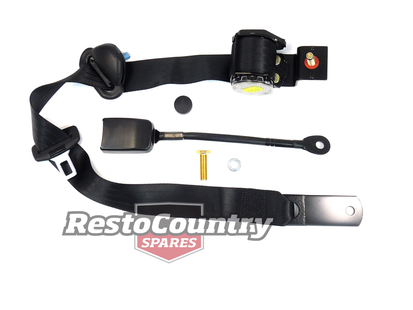 Seat Belt Inertia Black WB Statesman & 1Tonne LH Buckets 80-88 - K3627