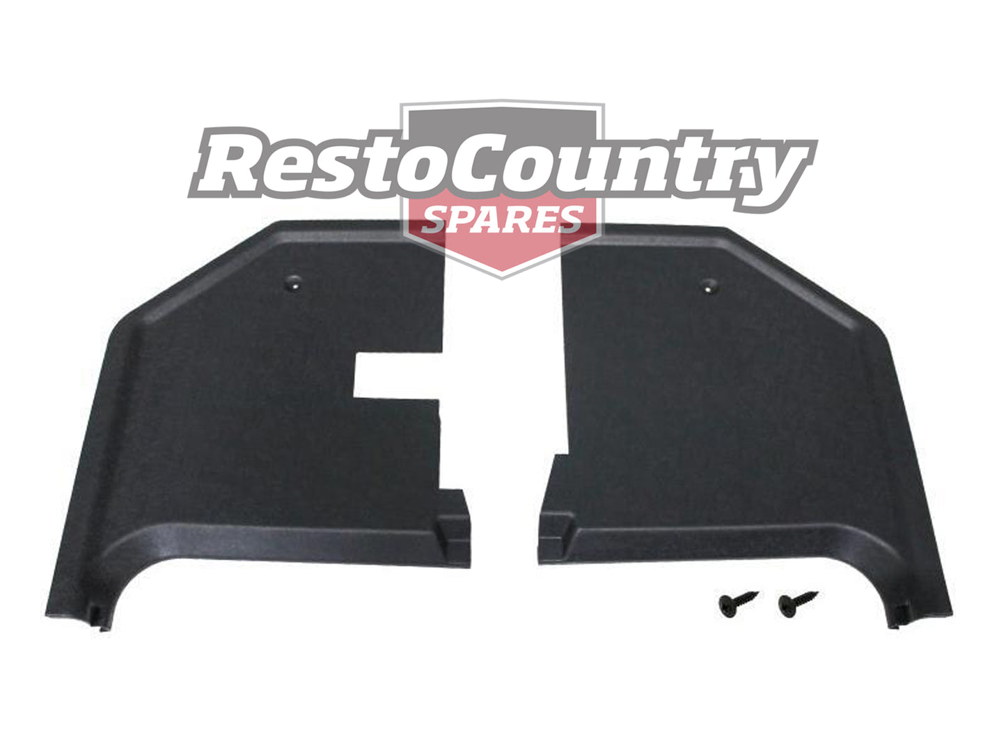 Kick Panels XA XB Falcon ZF ZG Fairlane Black - KP2002
