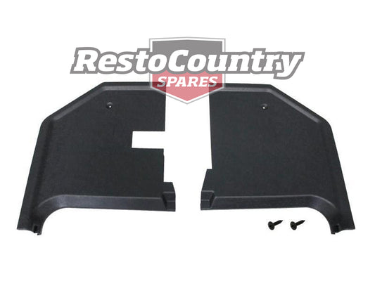 Kick Panels XA XB Falcon ZF ZG Fairlane Black - KP2002