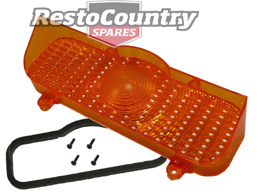 Lens & Gasket Front Indicator HQ Amber - LFT1012