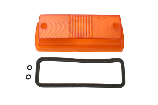 Lens & Gasket Front Indicator LC LJ Amber RHF - LFT1020