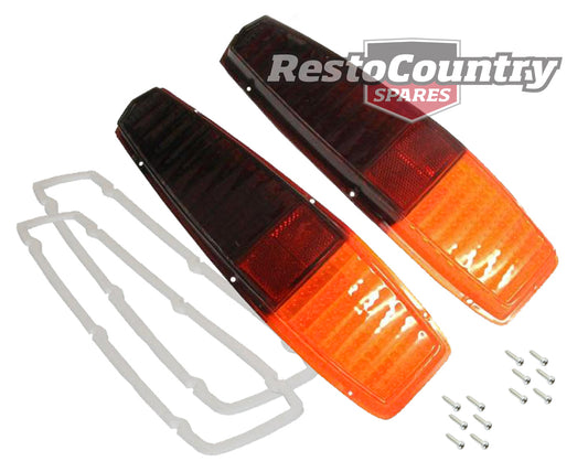 Tail Light Lens HQ HJ HX HZ Wagon Ute Van Statesman Tinted - LRS1017PT