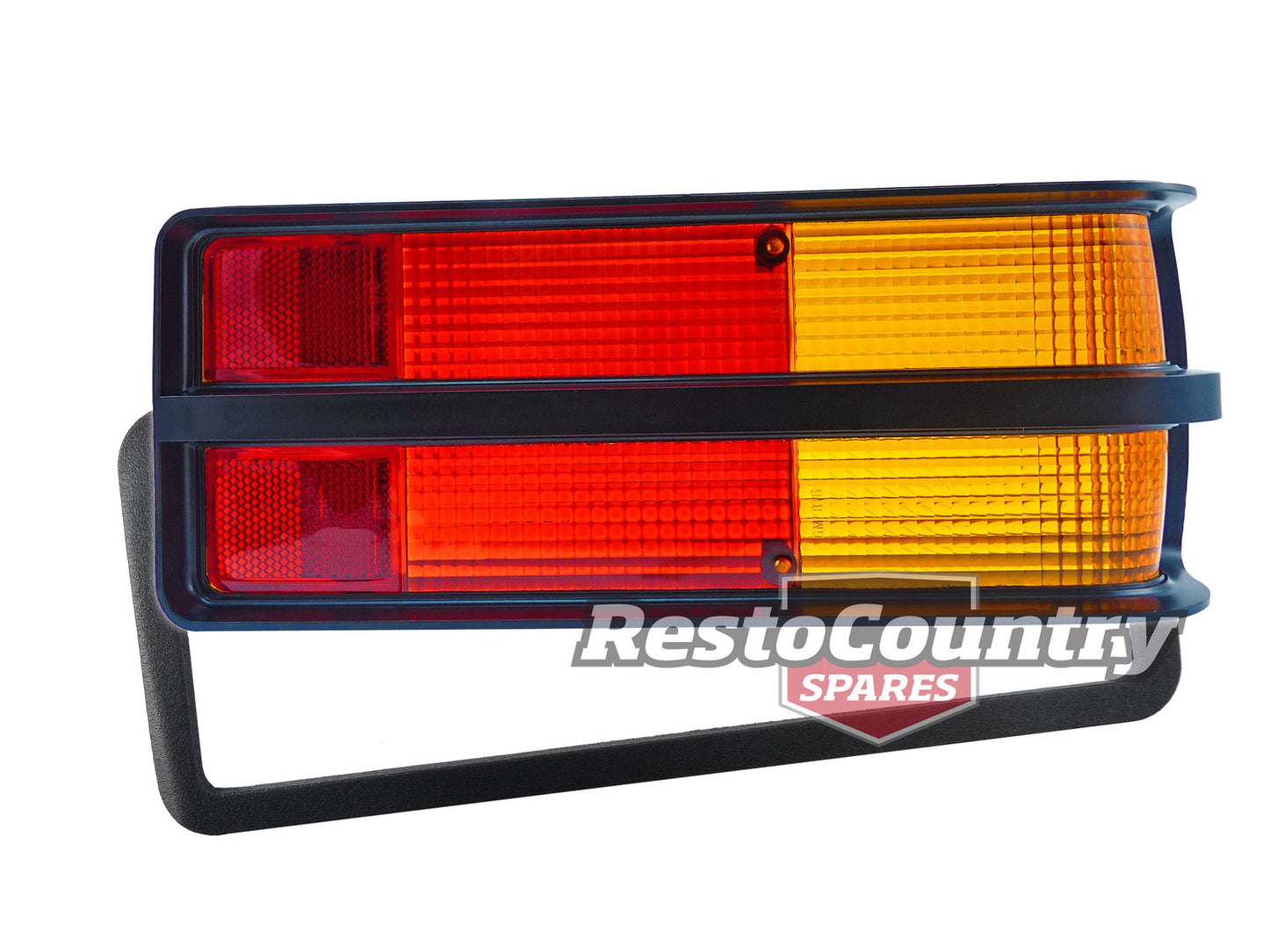 Tail Light Lens LH LX Torana G Pack SLR Black - LRS1041