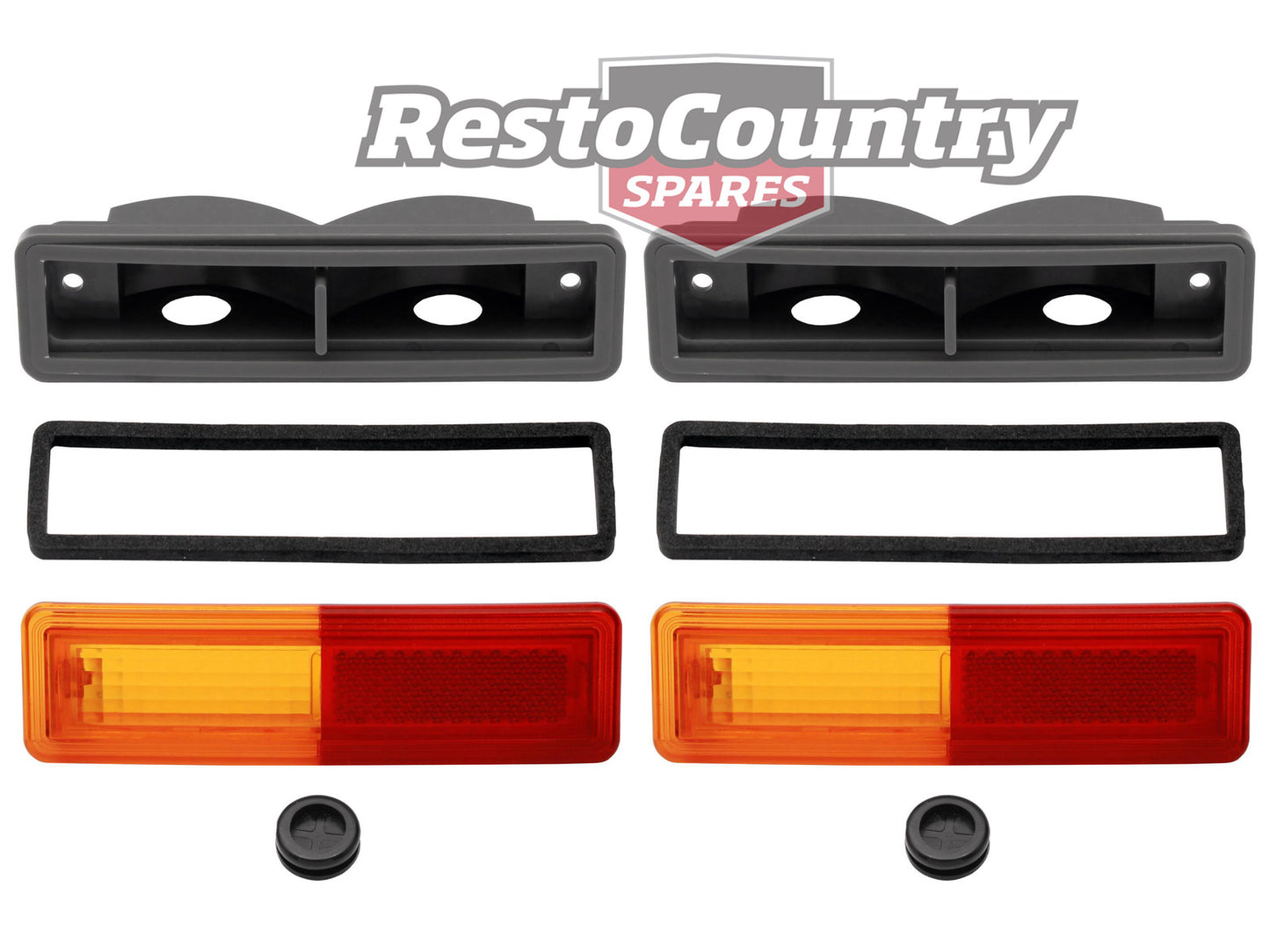 Lens Rear Quarter Panel Side Light XA XB ZF ZG Pair - LSM2002
