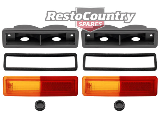 Lens Rear Quarter Panel Side Light XA XB ZF ZG Pair - LSM2002