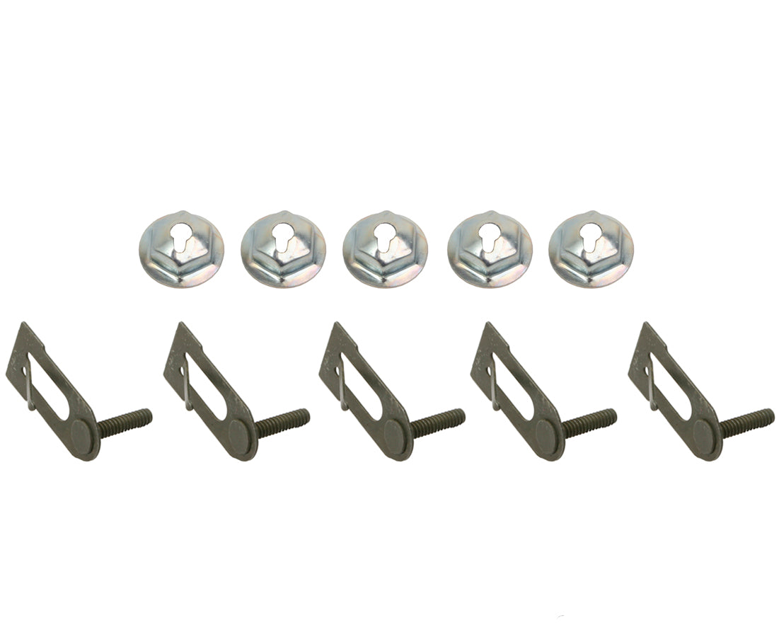 Universal Moulding Clip (Metal With Nuts) (5 Pcs) - MB0004