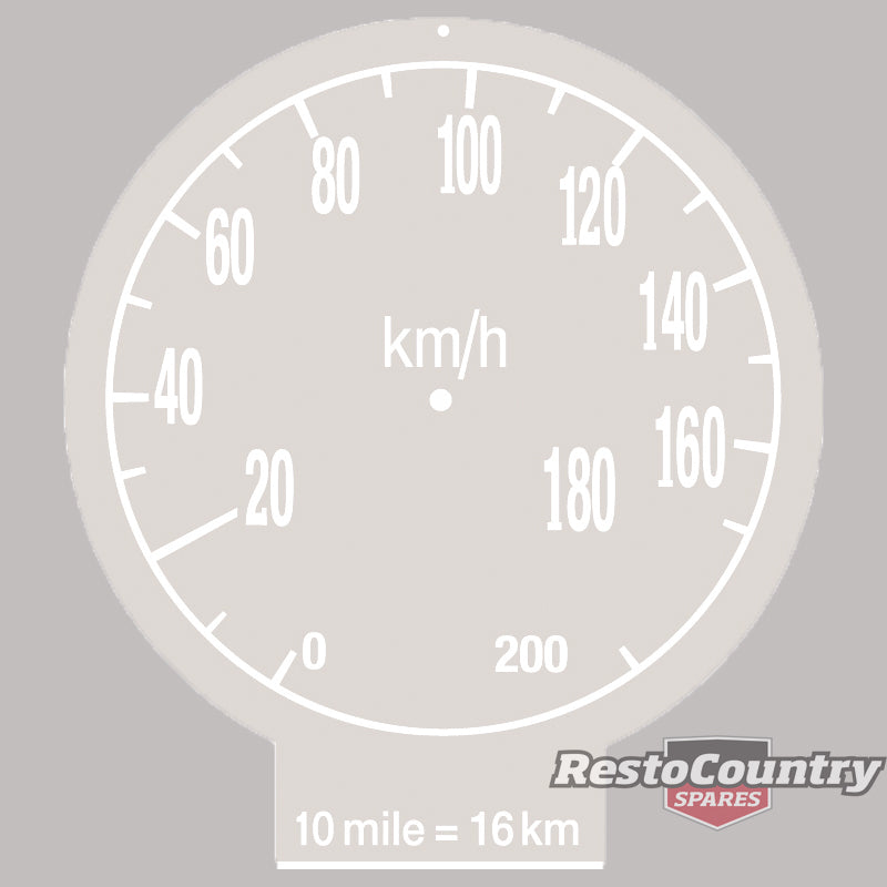 Decal Metric Speedo Conversion HD HR Holden - MSC2101