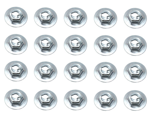 Universal Speed Nut Kit 1/8" Stud 5/16" Hex 17/32" 20pcs - NS0010