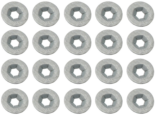 Universal Push On Nuts (Non Threaded Stud) 1/8"X3/8" OD (2 - NS0023