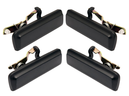Door Handle Kit Outer XD XE XF Black LH&RH Fr&Rear(4) - ODHXDB4