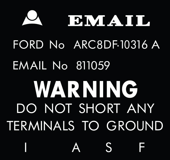 Decal Regulator XT ZB (Email) ARC8DF10316A - RD2004