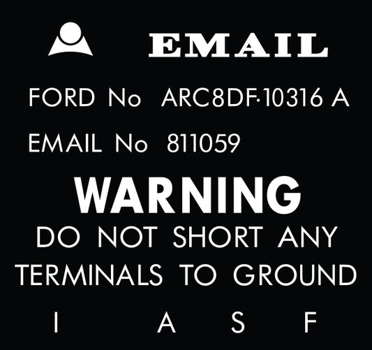Decal Regulator XT ZB (Email) ARC8DF10316A - RD2004