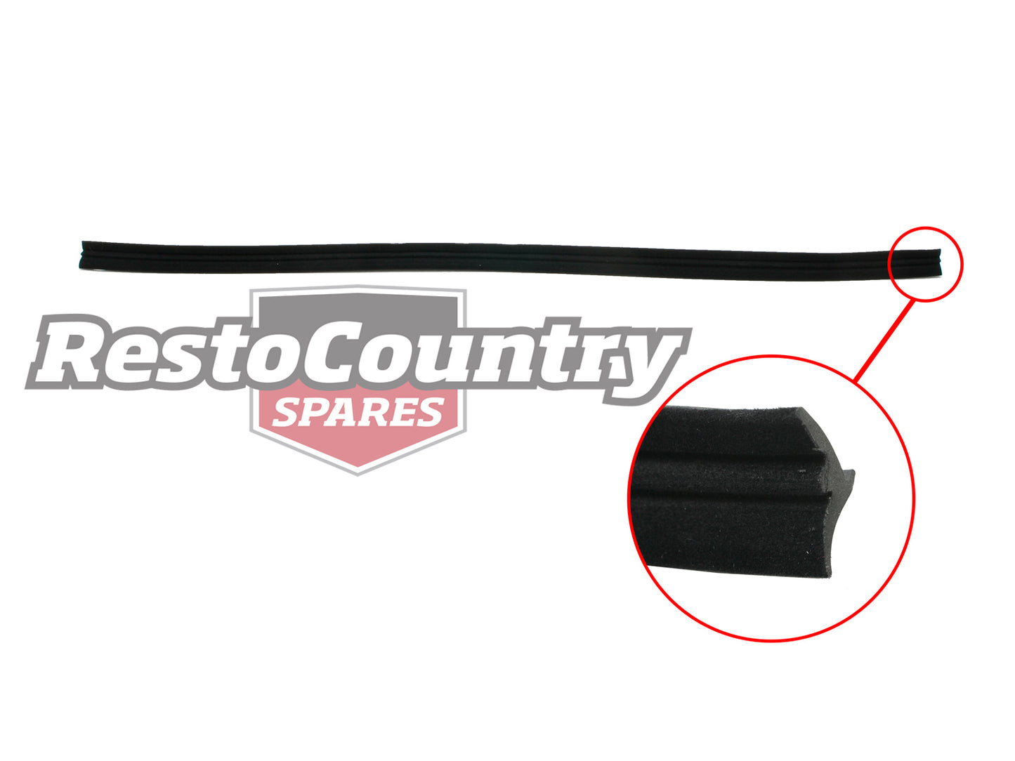 Door Belt Replacement Rubber VB VC VH Commodore Rear Outer - RDB1002