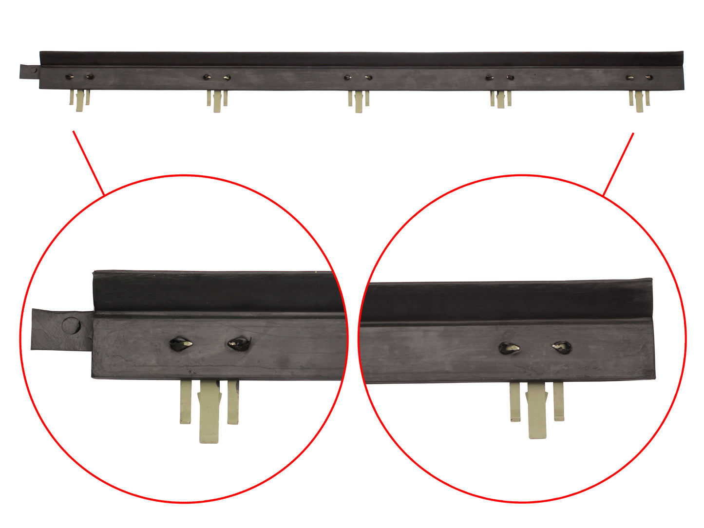 Door Belt Outer Right Front LC LJ Sedan - RDB1022A