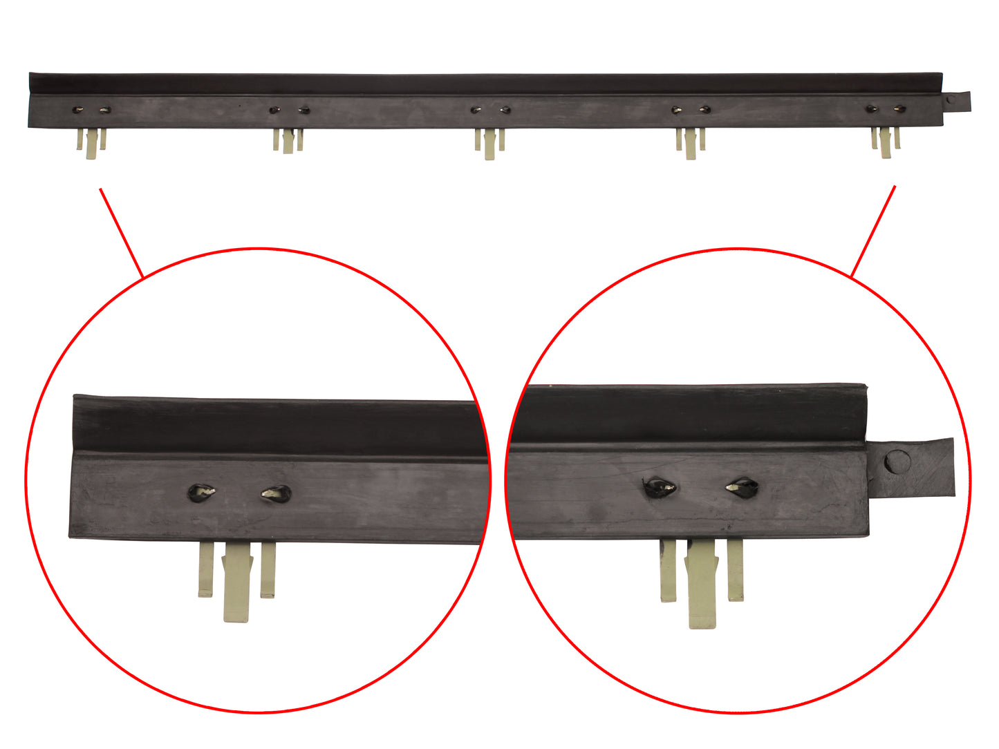 Door Belt Outer Left Front LC LJ Sedan - RDB1022