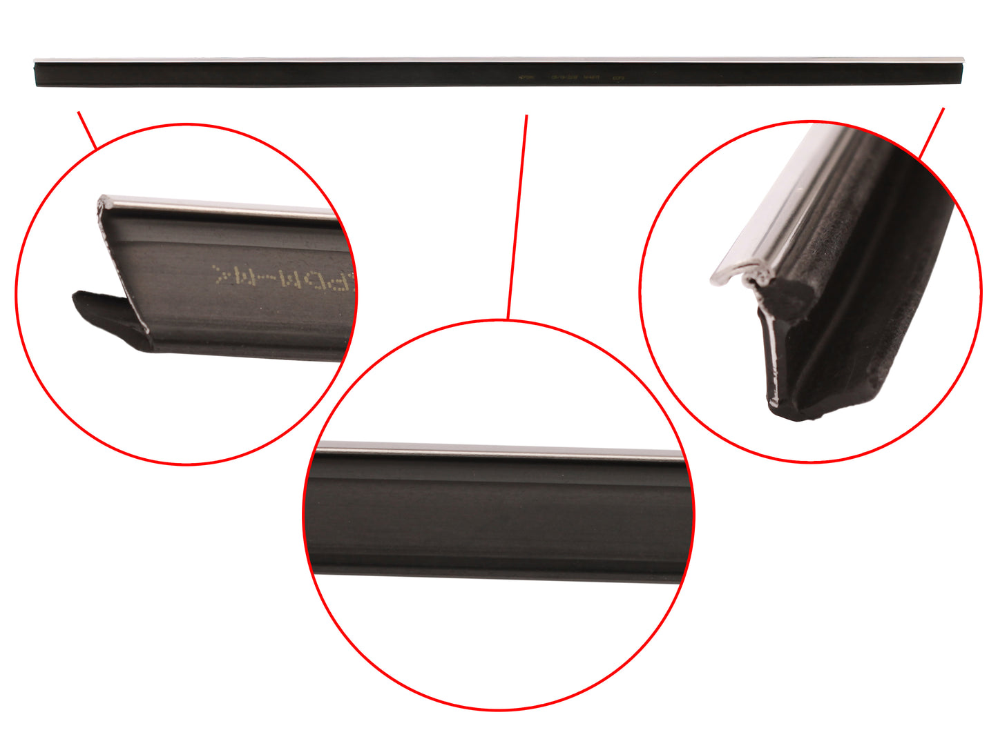 Door Belt XA XB XC Rear Quarter Inner L Or R Coupe - RDB2013