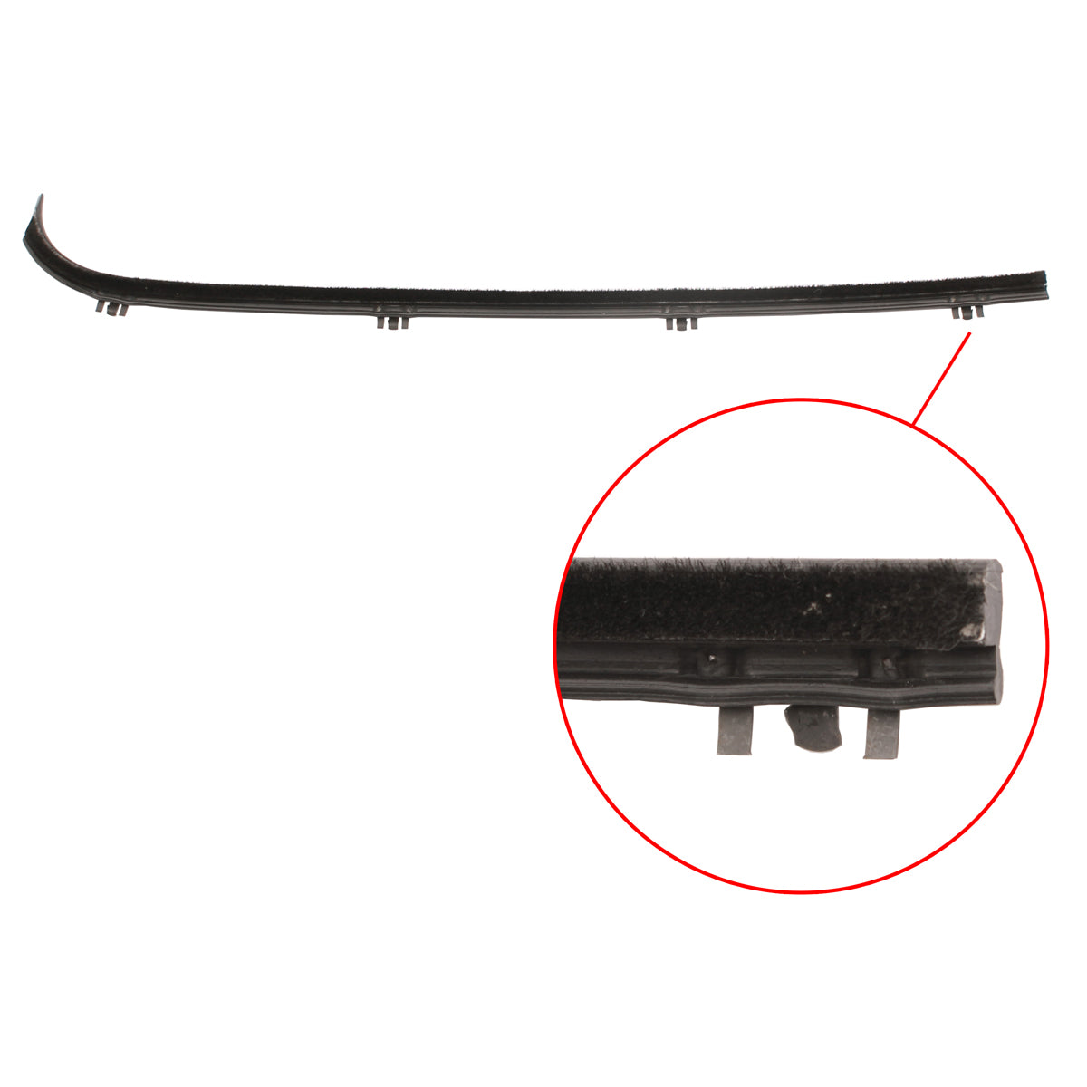 Door Belt Ford Bronco RHF Inner Replacement - RDB2070