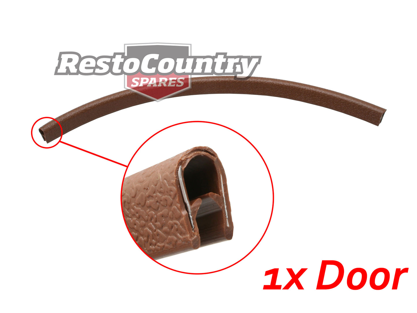 Pinchweld Door Body Opening HQ HJ HX HZ LC LJ LH LX UC Mid Brown - RDS0013MB