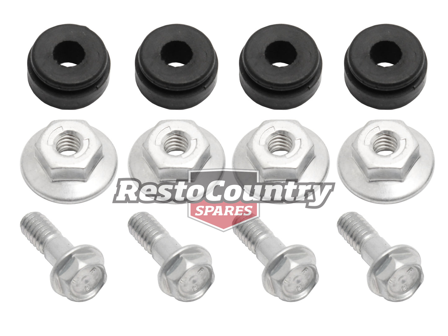 Radiator Mounting Kit HQ HJ No Exhaust Emission - RMK1004