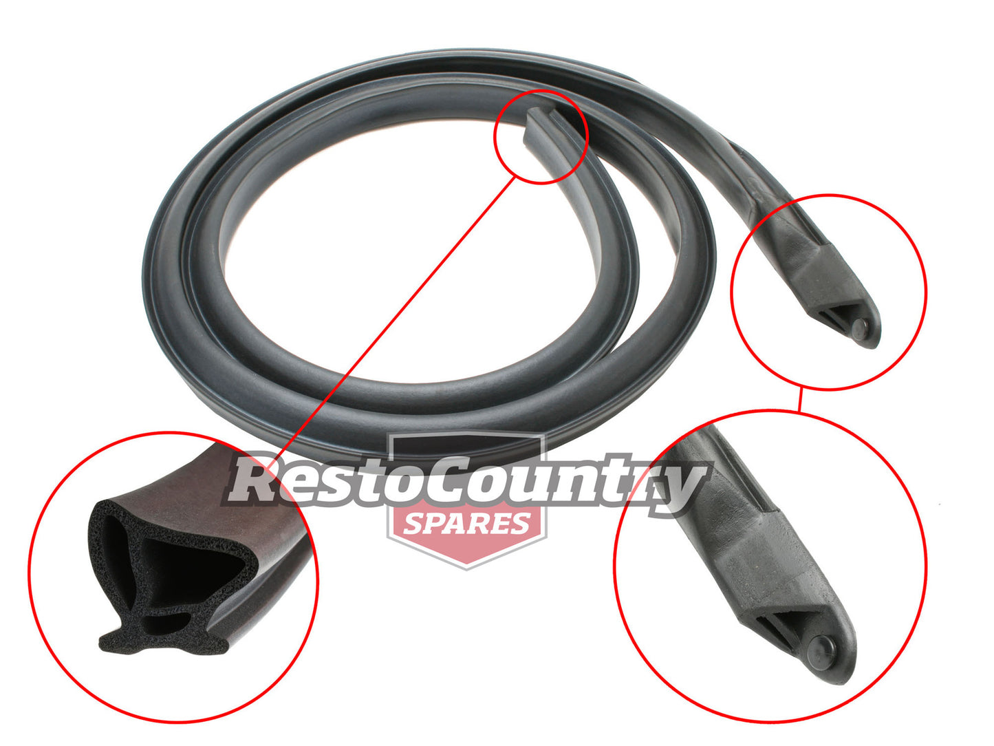 Seal Door Roof XA XB XC Coupe Right Hand Front - RRRS204