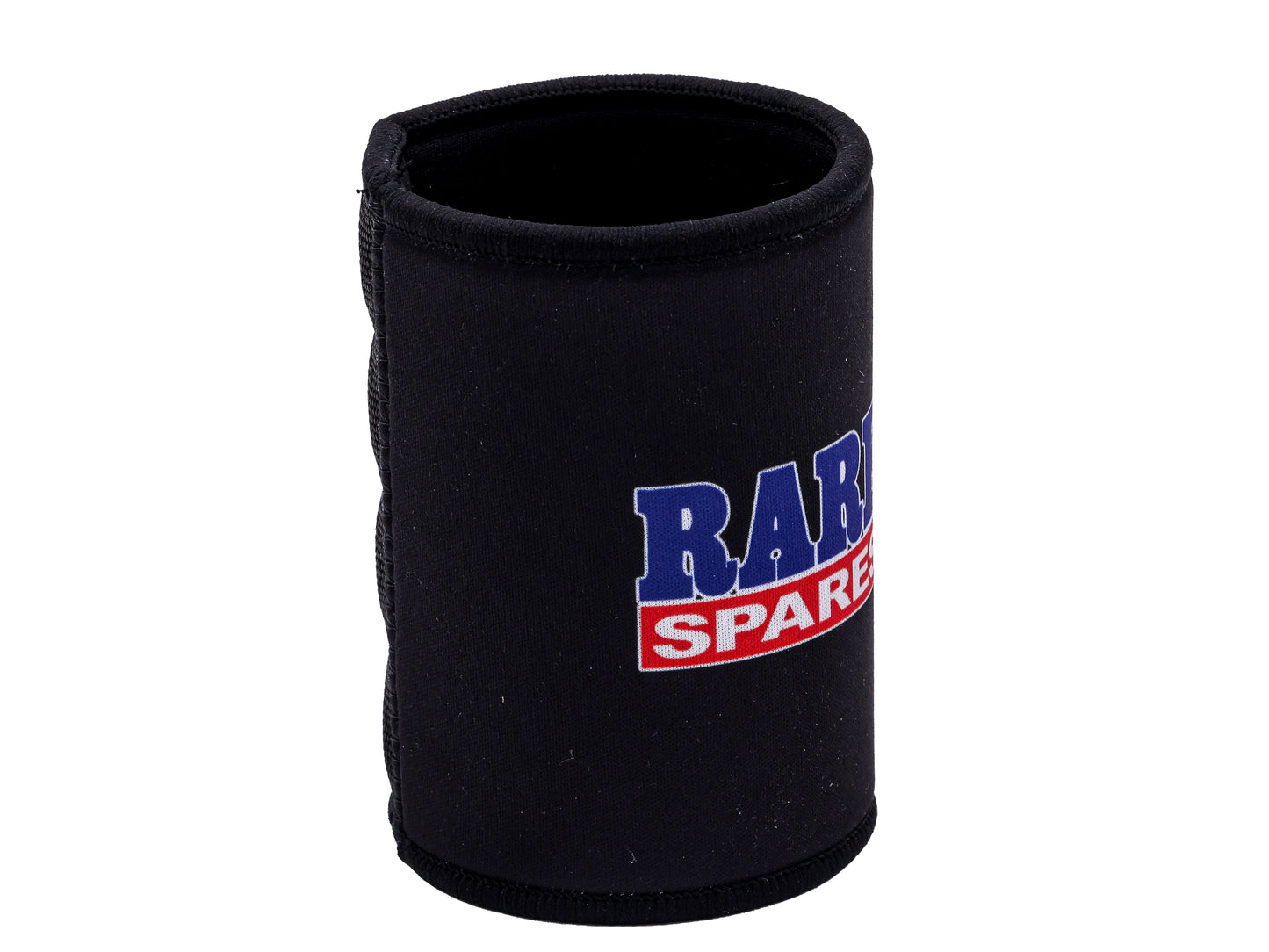 Magnetic Neoprene Stubby Holder - Black with Rare Spares 50 Year Logo - RS-STUBBY-MAG