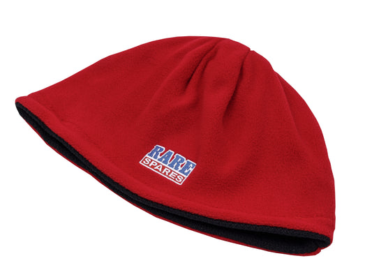 Rare Spares 2 IN 1 Fleece Lined Beanie - Black & Red - RS2IN1BEANIE
