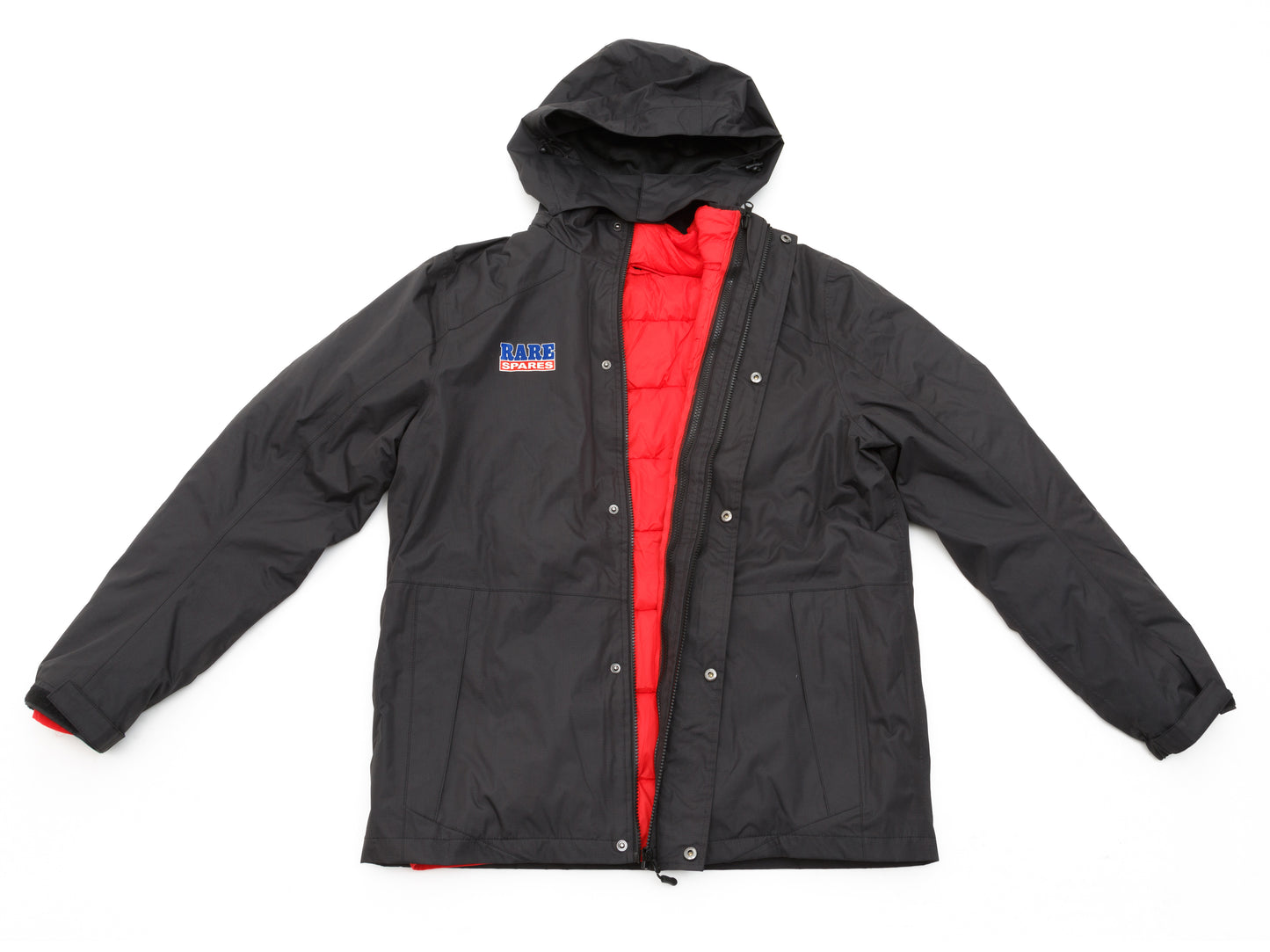 Rare Spares 3-IN-1 Jacket - Black & Red (Small) - RS3IN1JACKET-S