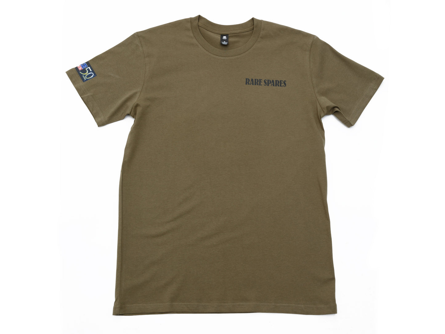 Rare Spares Ford T-Shirt - Army - Black Print - 2XL - RSFTAR-2XL