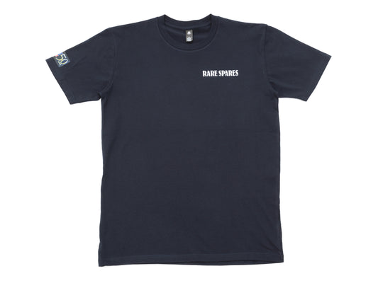 Rare Spares Ford T-Shirt - Navy - White Print - 2XL - RSFTNA-2XL
