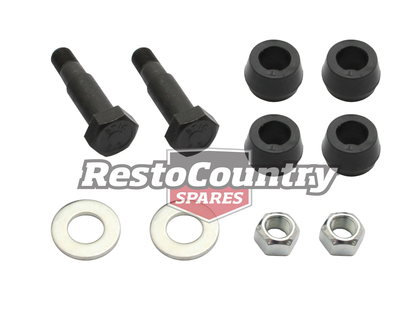 Shocker Rubber & Bolt Kit Lower HQ HJ HX HZ WB Rear (Pair) - SAK1009A