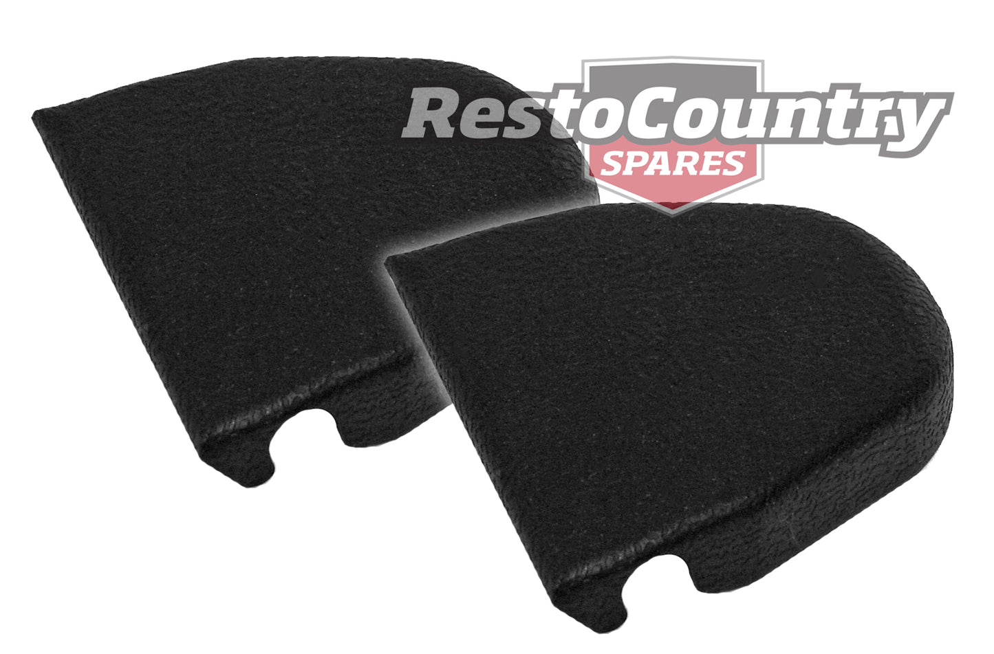Seat Belt Top Covers Small Black Suit Drop Link Pr - SBC1000DL