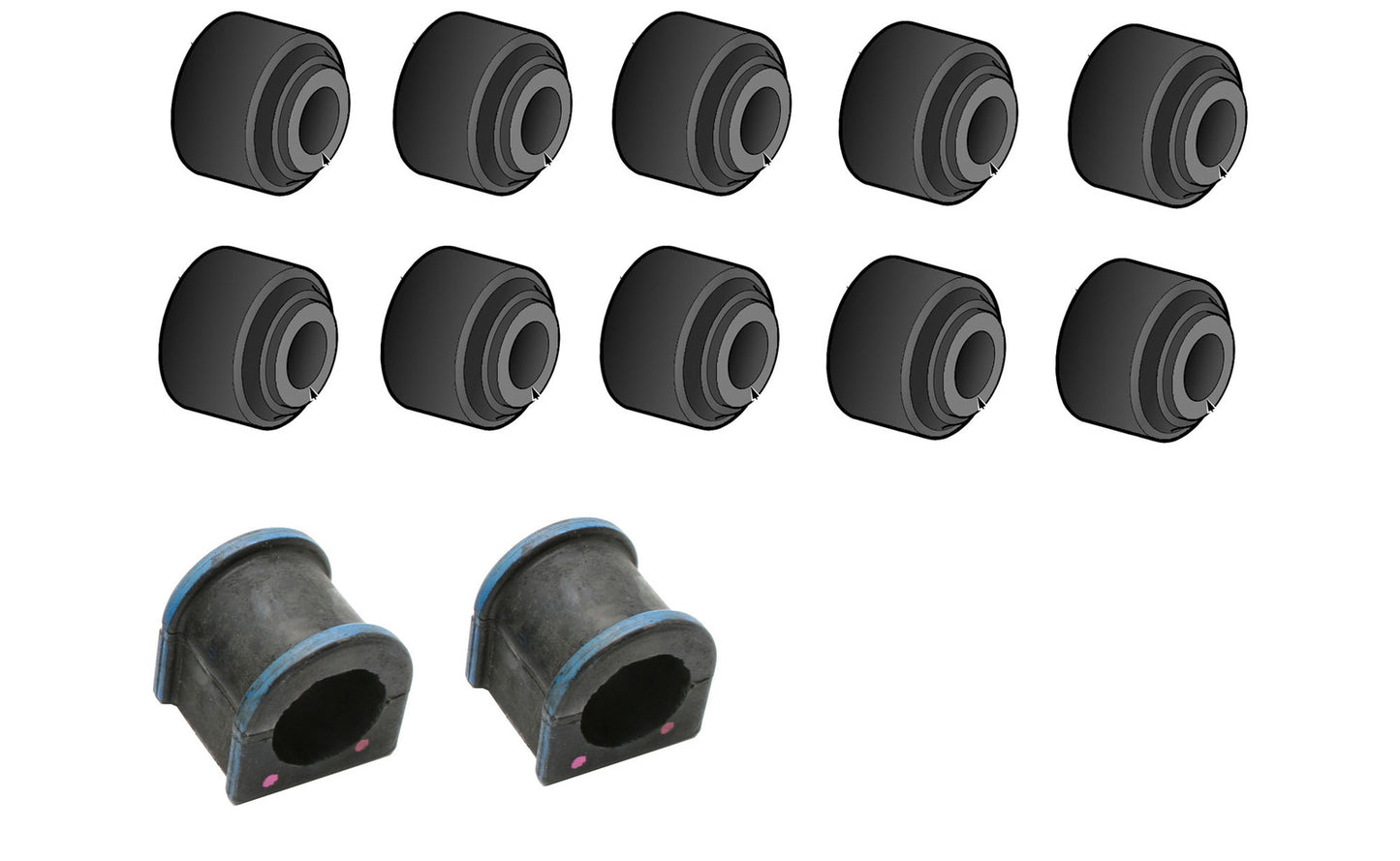 Stabilizer Bar Bush Kit EA EB ED Exc Gt Front 26mm - SBK2008