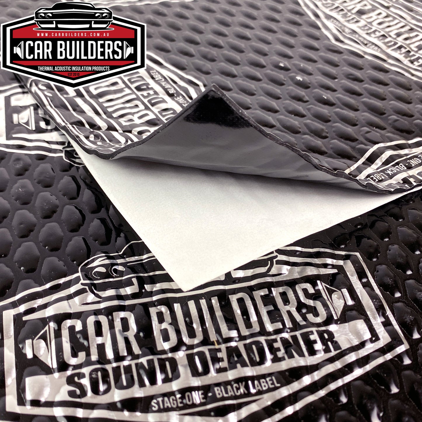 Car Builders Sound Deadening Kit Black 1.8sq - SDBLK