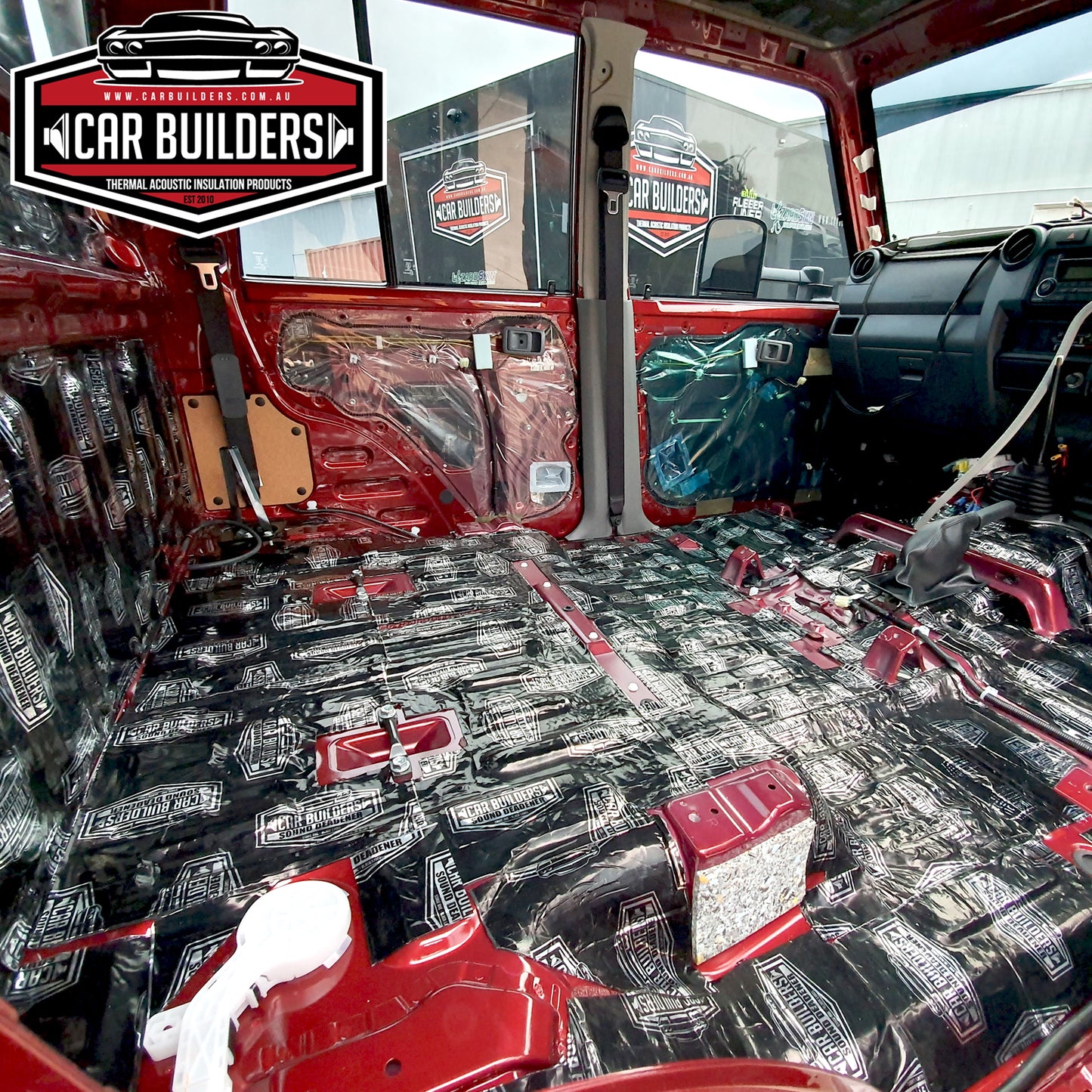 Car Builders Sound Deadening Kit Black 1.8sq - SDBLK