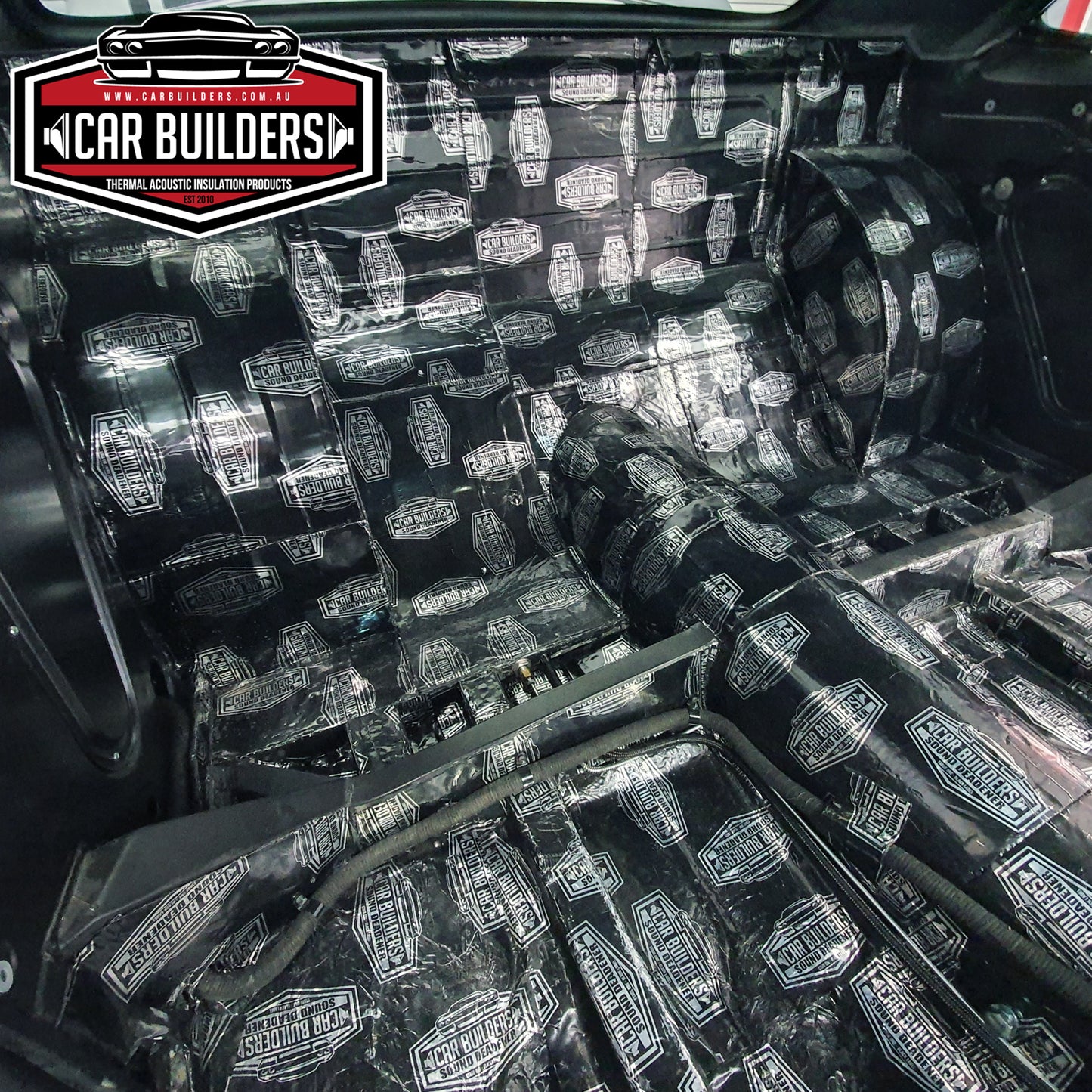 Car Builders Sound Deadening Kit Black 1.8sq - SDBLK