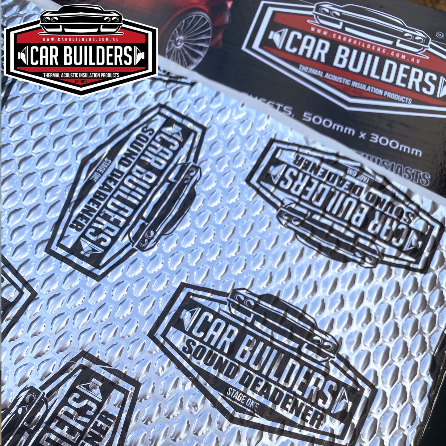 Car Builders Sound Deadening Kit Silver 1.8sq - SD
