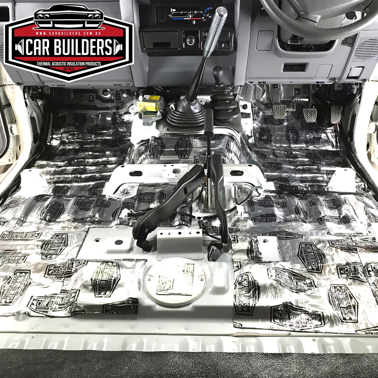 Car Builders Sound Deadening Kit Silver 1.8sq - SD