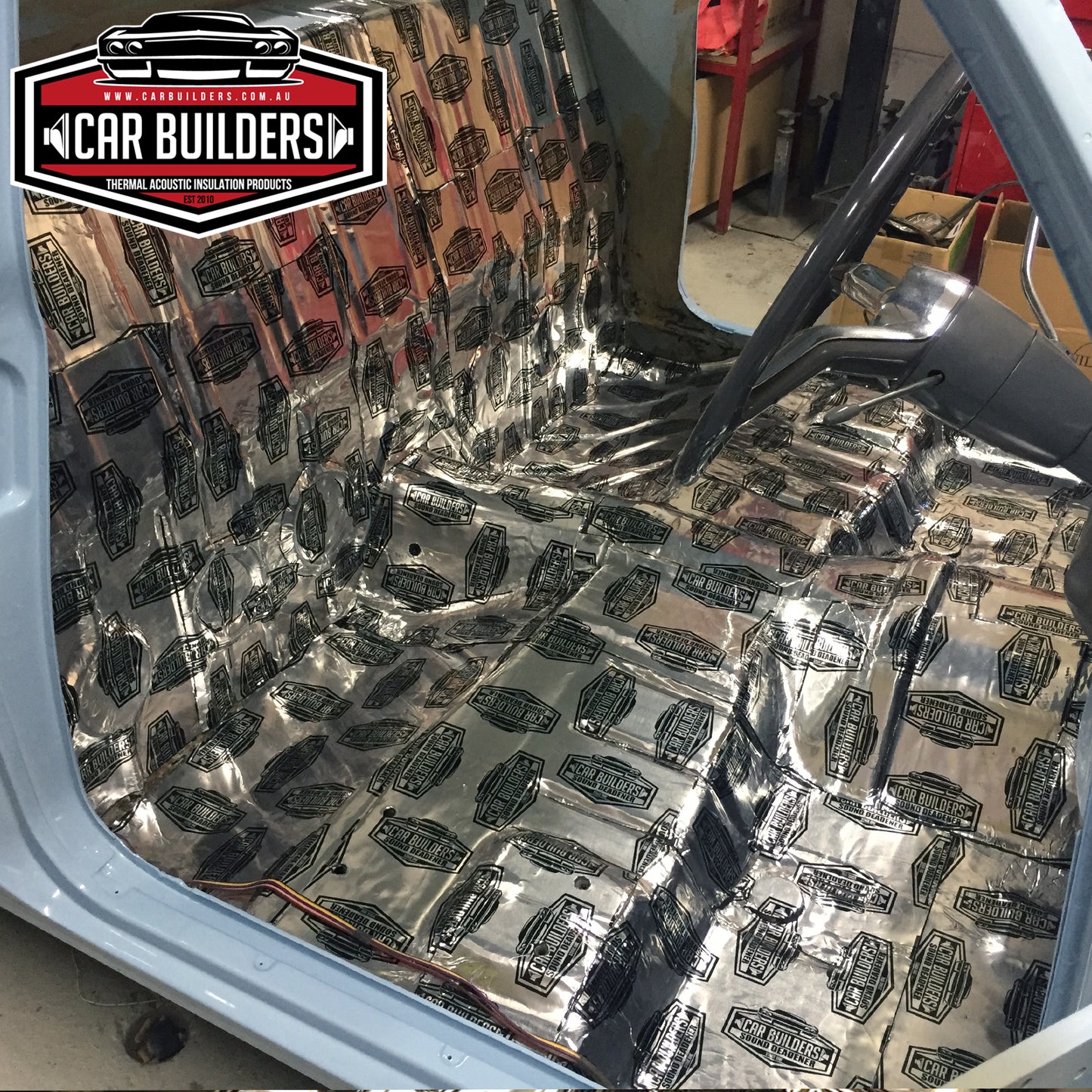 Car Builders Sound Deadening Kit Silver 1.8sq - SD