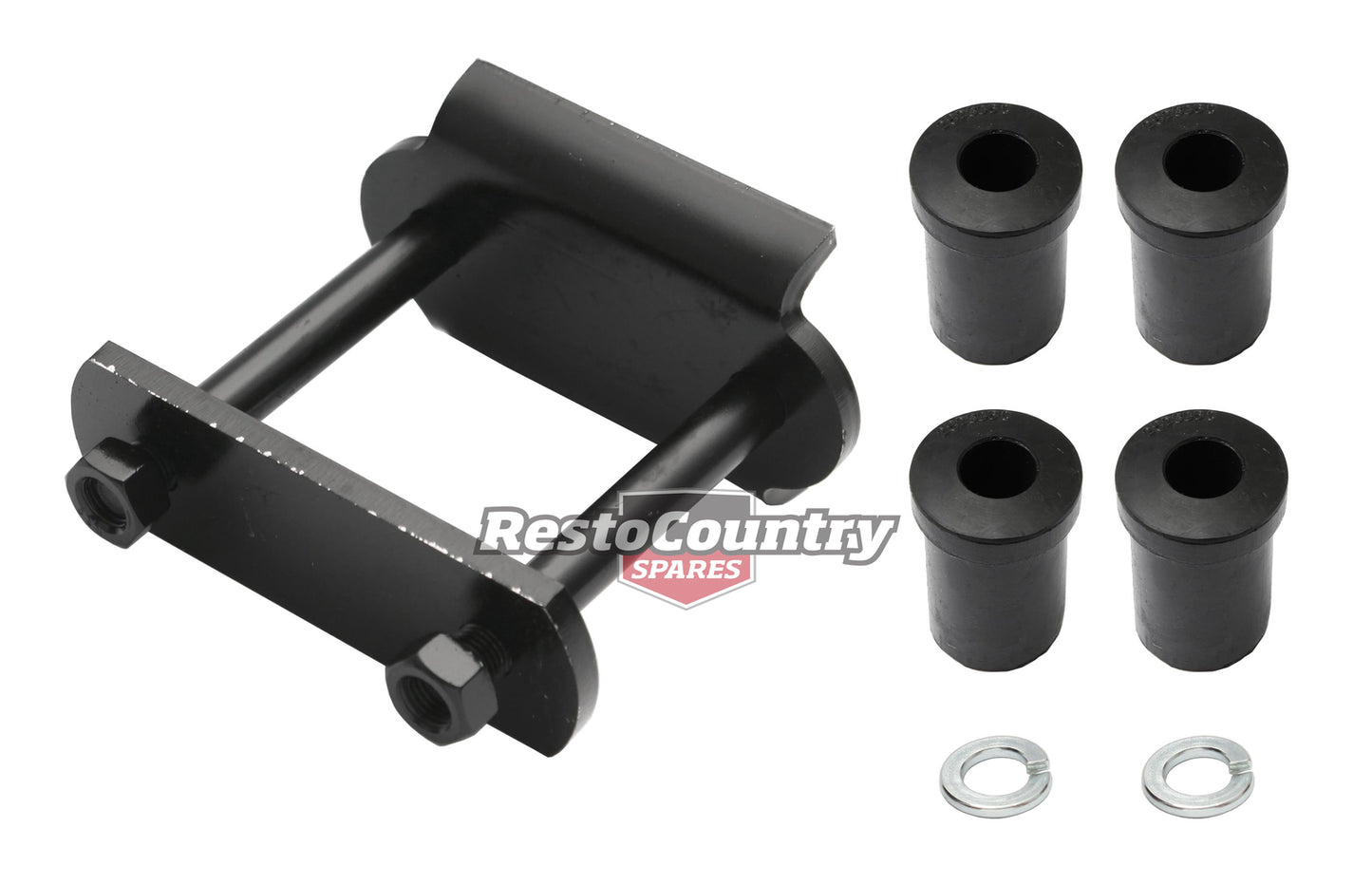 Shackle Hanger Kit Rear Spring HQ HJ HX HZ WB Ute Van 1 Tonner - SH1006