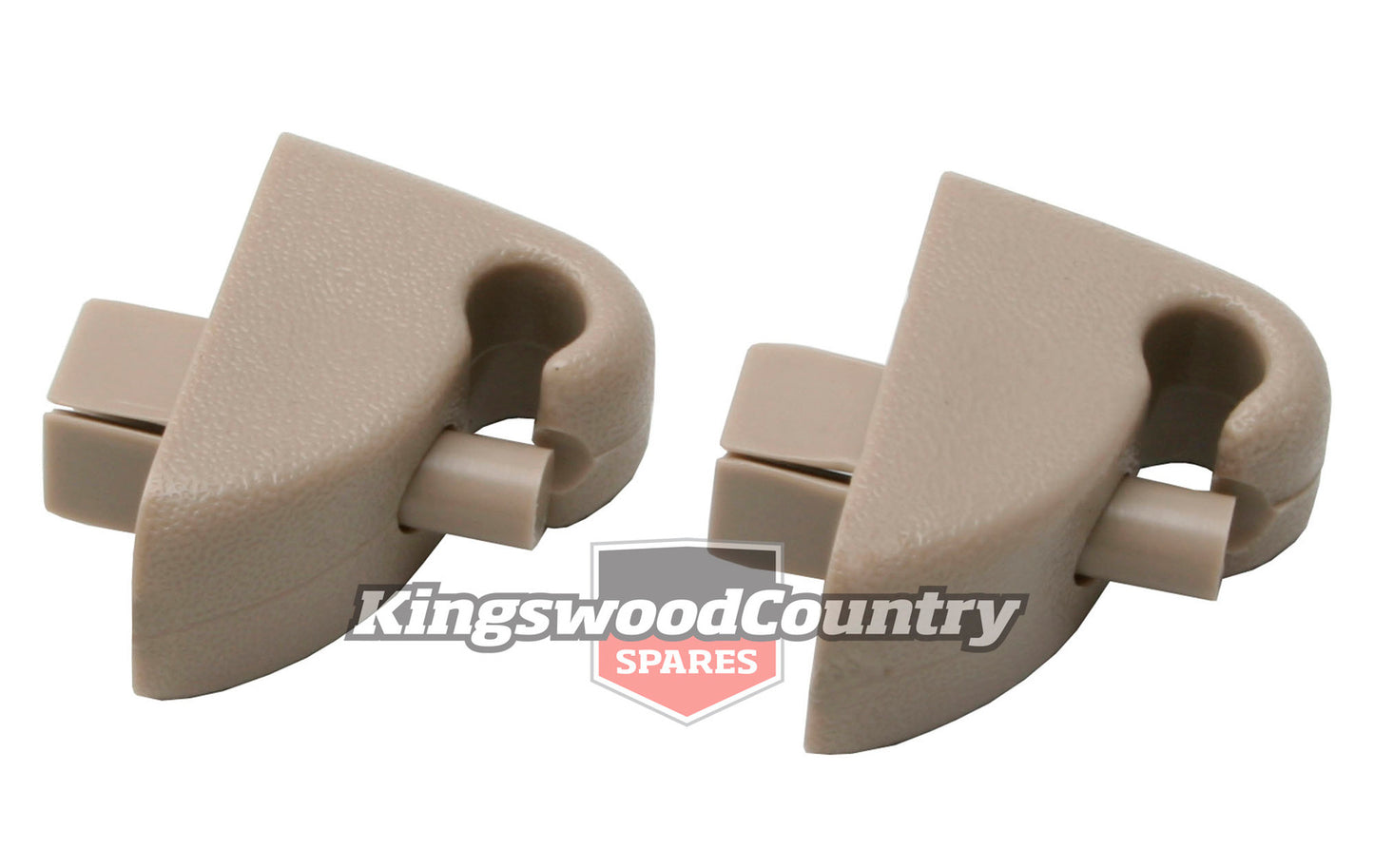 Sun Visor Bracket Kit Sandalwood VB VC VH VK VL Commodore Pair - SK1102