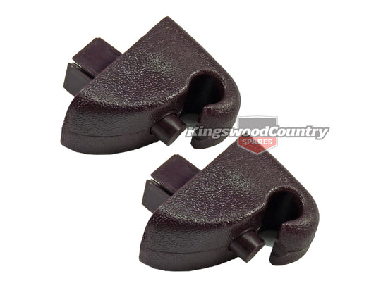 Sun Visor Bracket Kit Claret VB VC VH VK VL Commodore Pair - SK1103