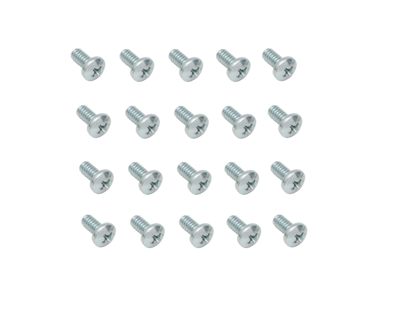 Universal Screw 1/4"X3/4" BSW Phillips Pan Head Zinc 20 Pc - SM0002