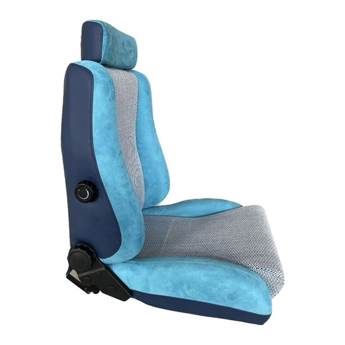 Autotecnica Sport Seat Blue Combination Includes Lumbar Support & Twin Adjust - SP88BBS