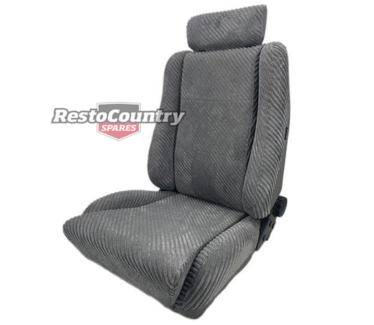 Autotecnica Sport Seat Grey Striped Includes Lumbar Support & Twin Adjusters  - SP88GS