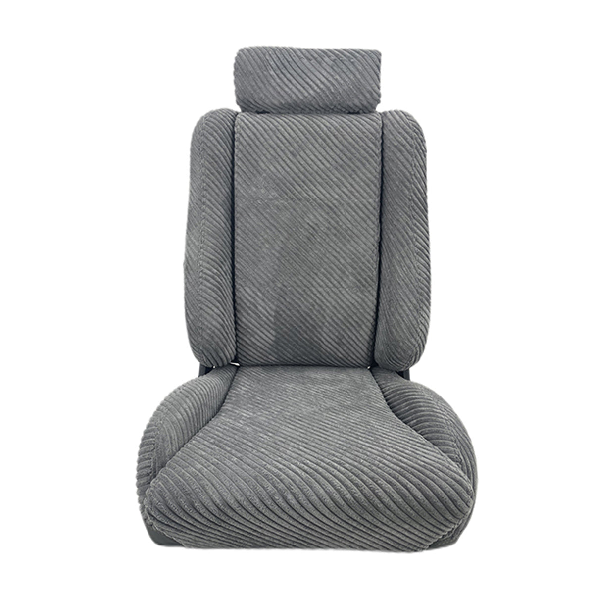 Autotecnica Sport Seat Grey Striped Includes Lumbar Support & Twin Adjusters  - SP88GS