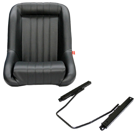 Autotecnica Seat Sport Classic Low PU Leather Includes Universal Slider - SS25
